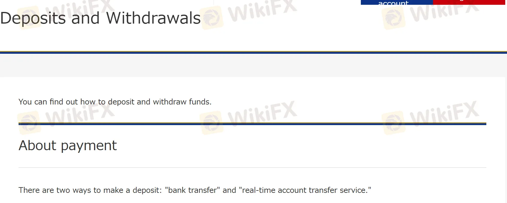 Deposit dan Penarikan