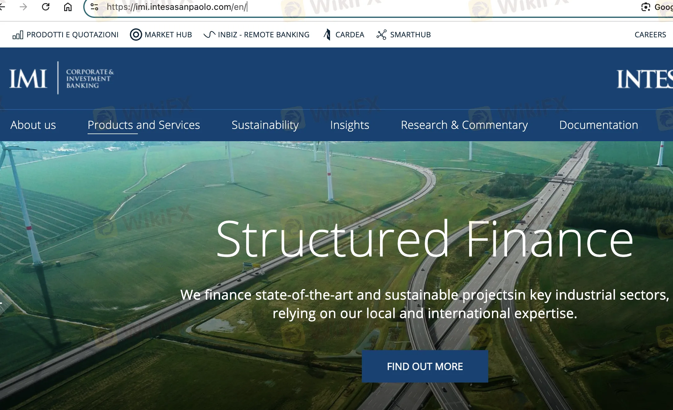 INTESA SANPAOLO 的主页