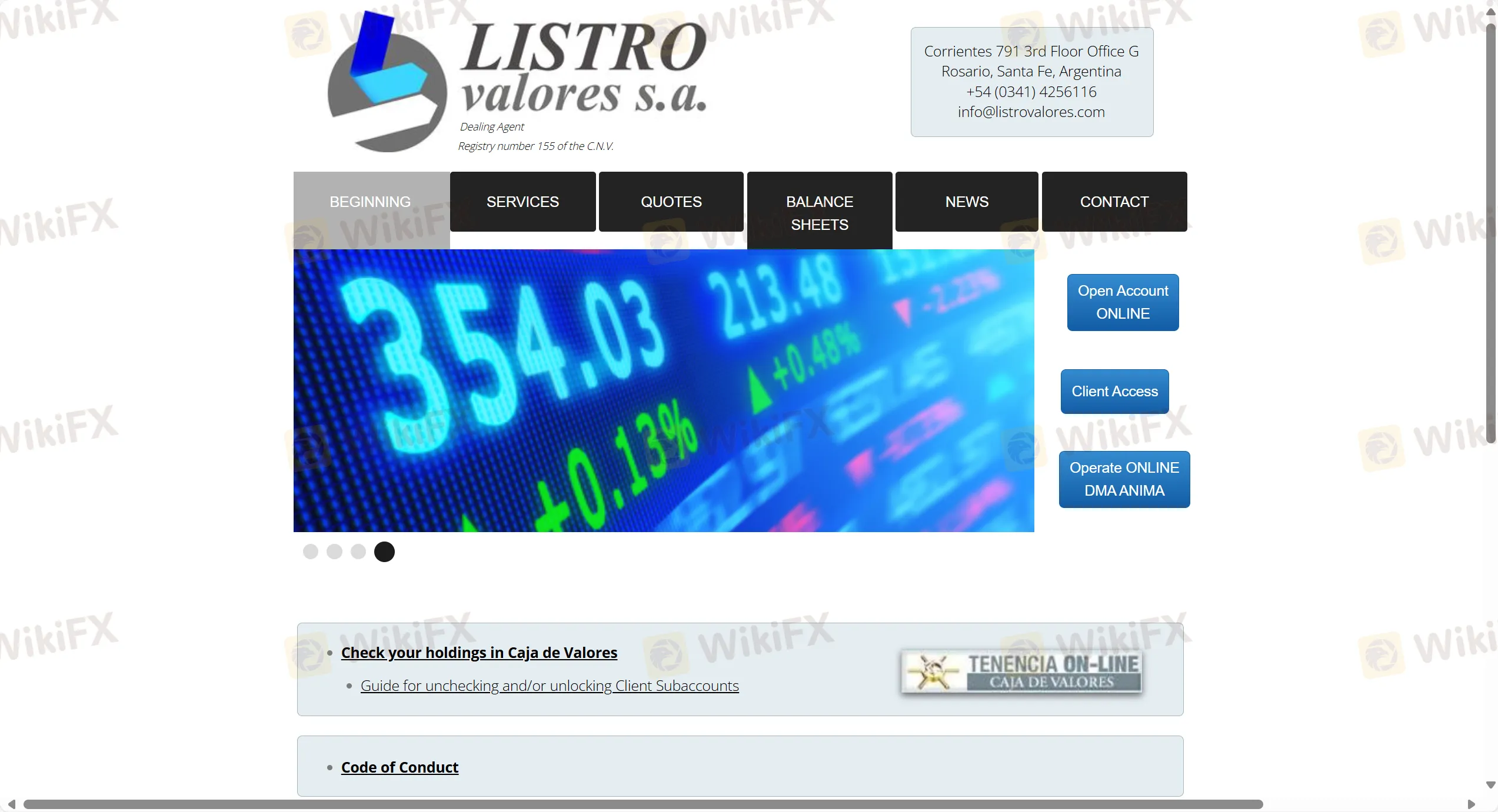 Plateforme de trading