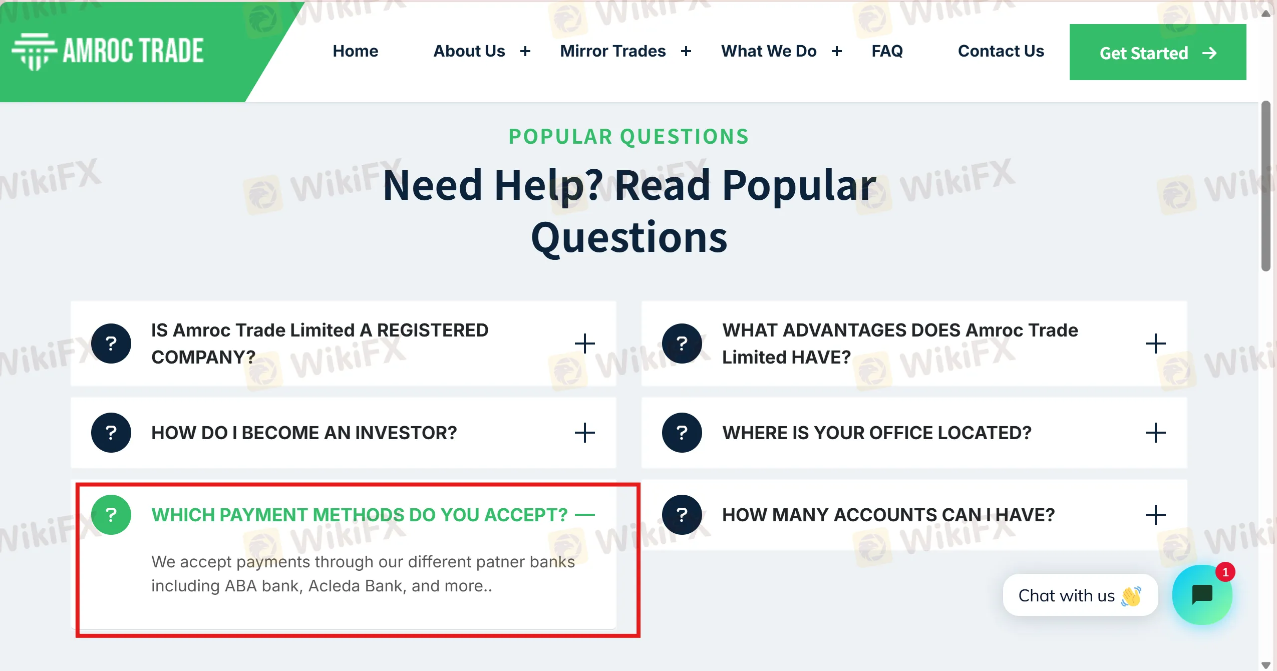 Deposit and Withdrawal
