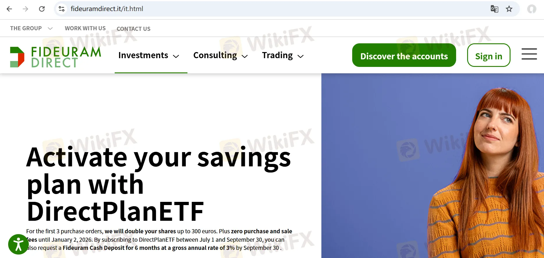 Fideuram Direct Thông tin