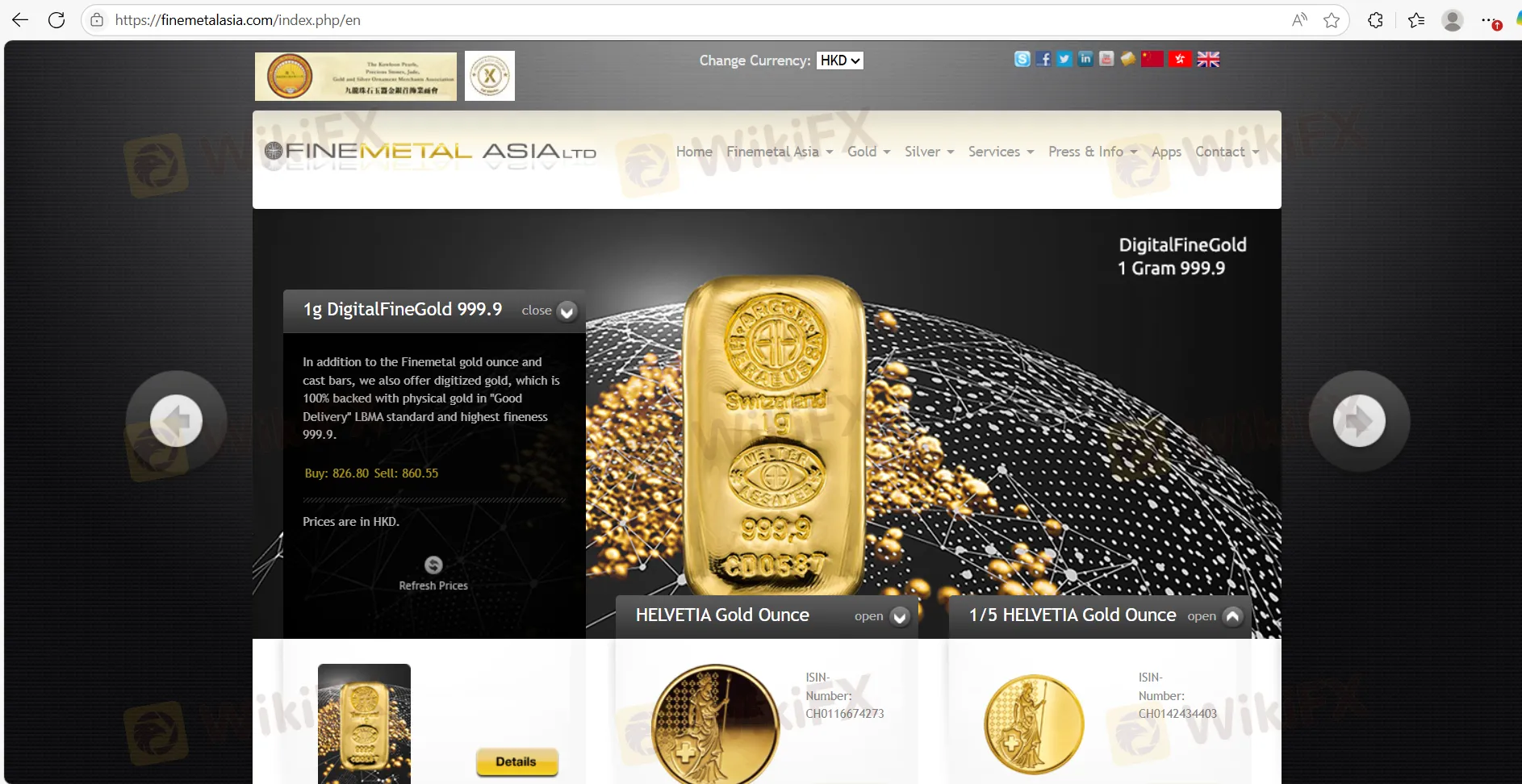 Finemetal Asia Information