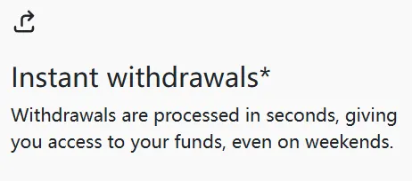 Deposit and Withdrawal