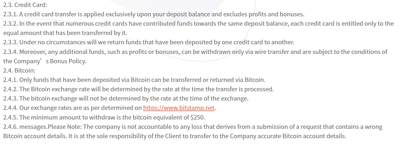 Deposit and Withdrawal Deposit and Withdrawal