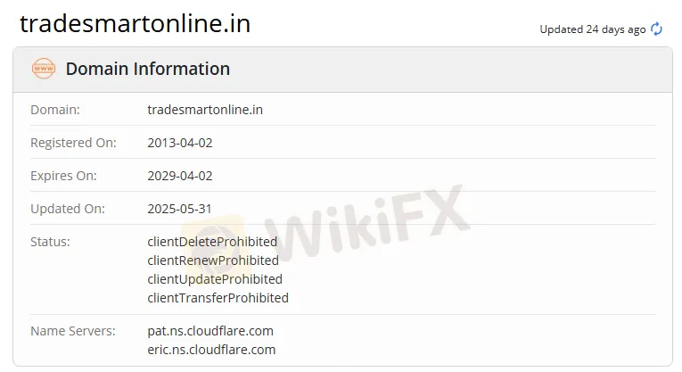 Impormasyon ng domain