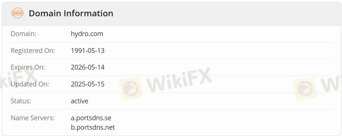 Domain information Domain information
