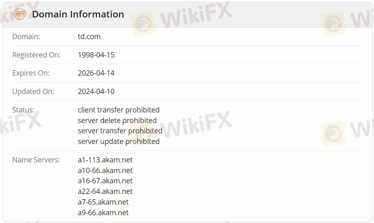 Impormasyon ng Domain