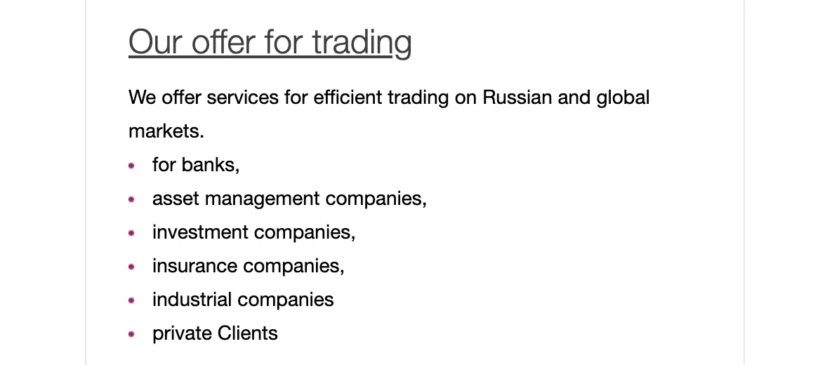 Products and Services