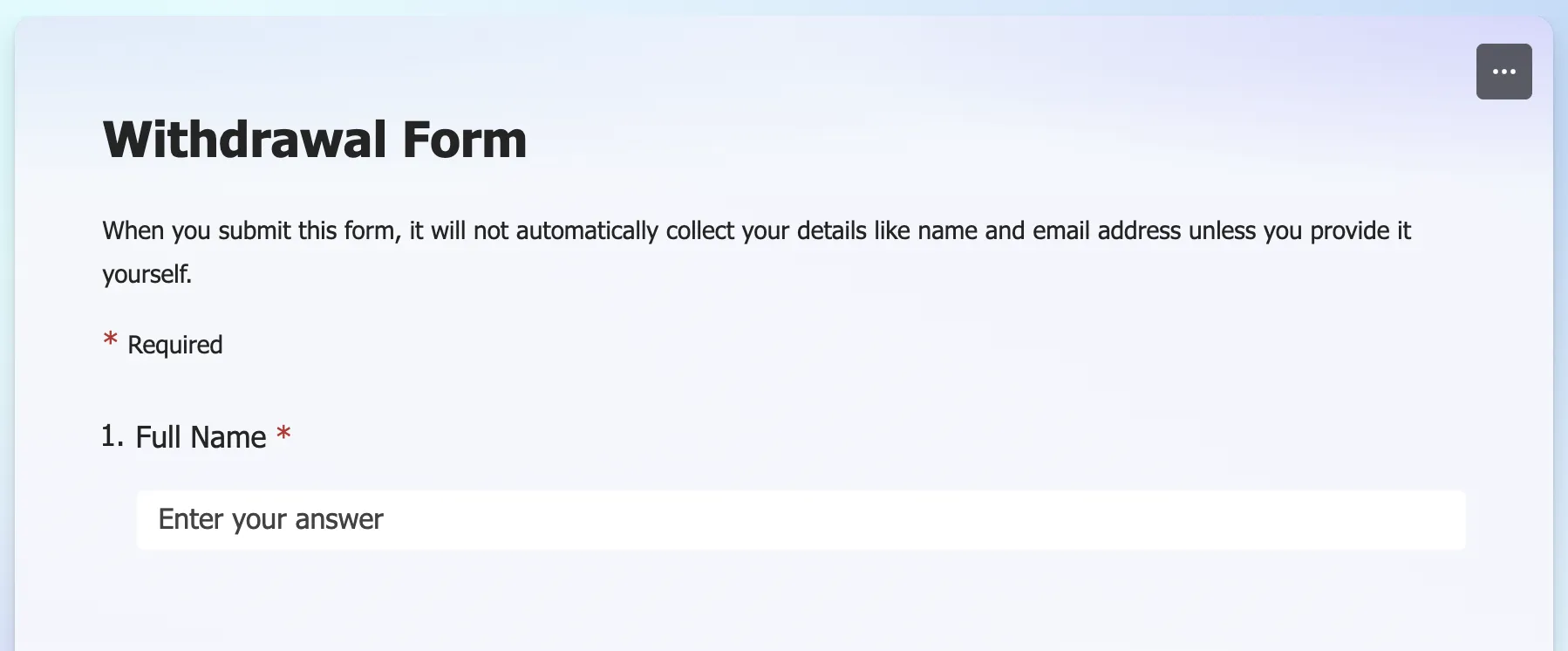 Deposit and Withdrawal Deposit and Withdrawal