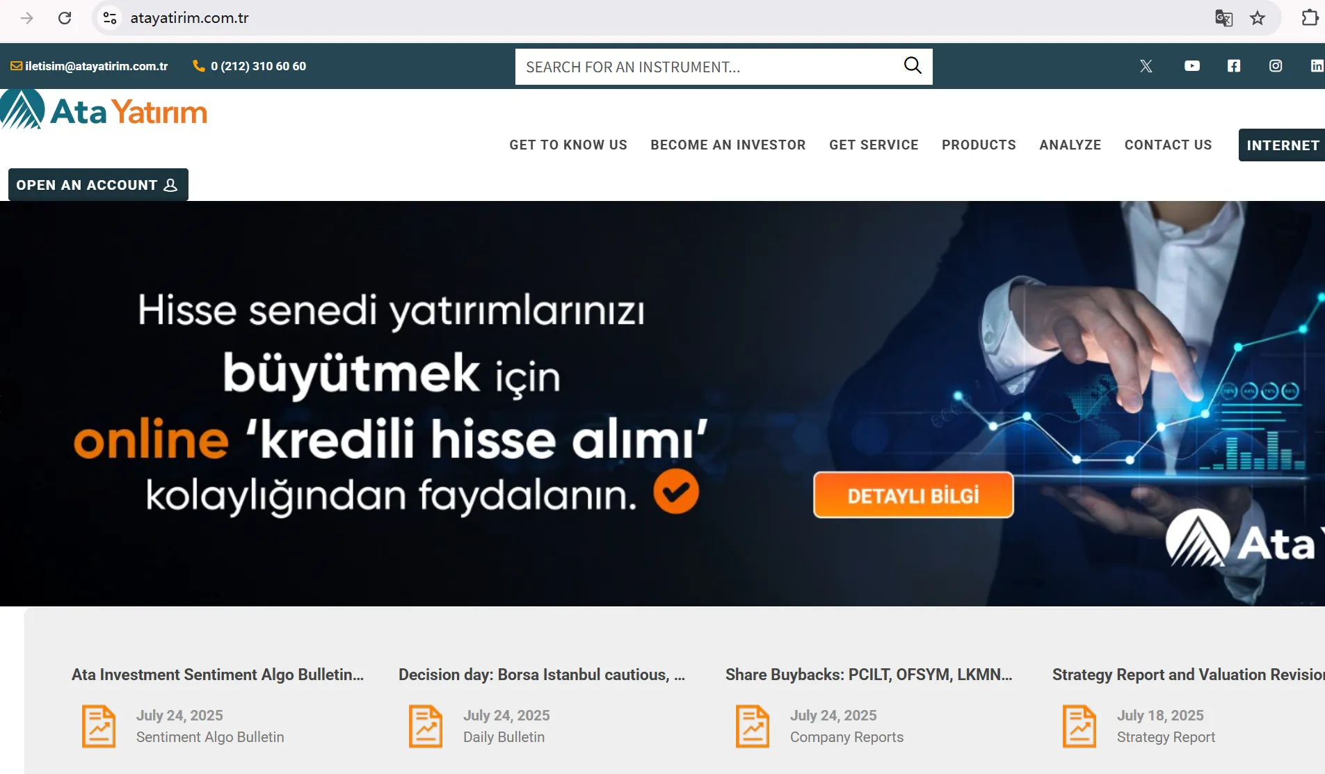 Ata Yatırım Información Ata Yatırım Información