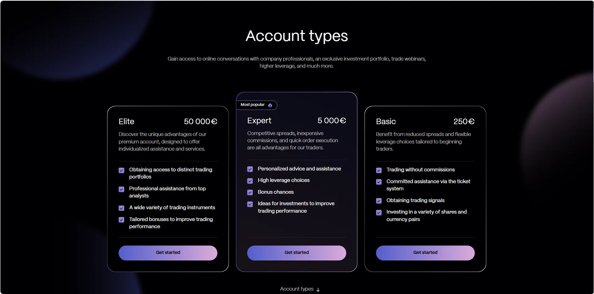 Account Types