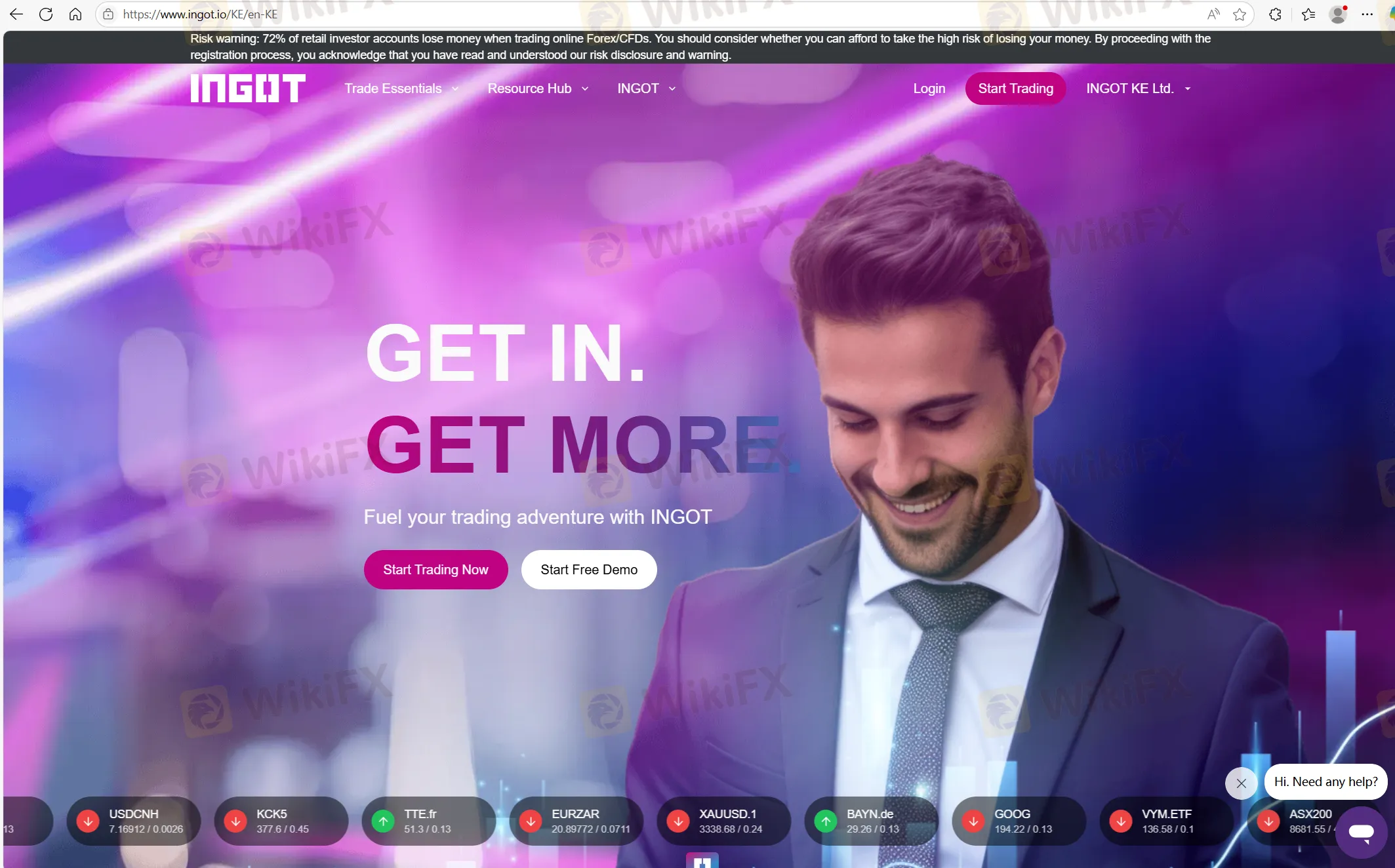 INGOT's homepage