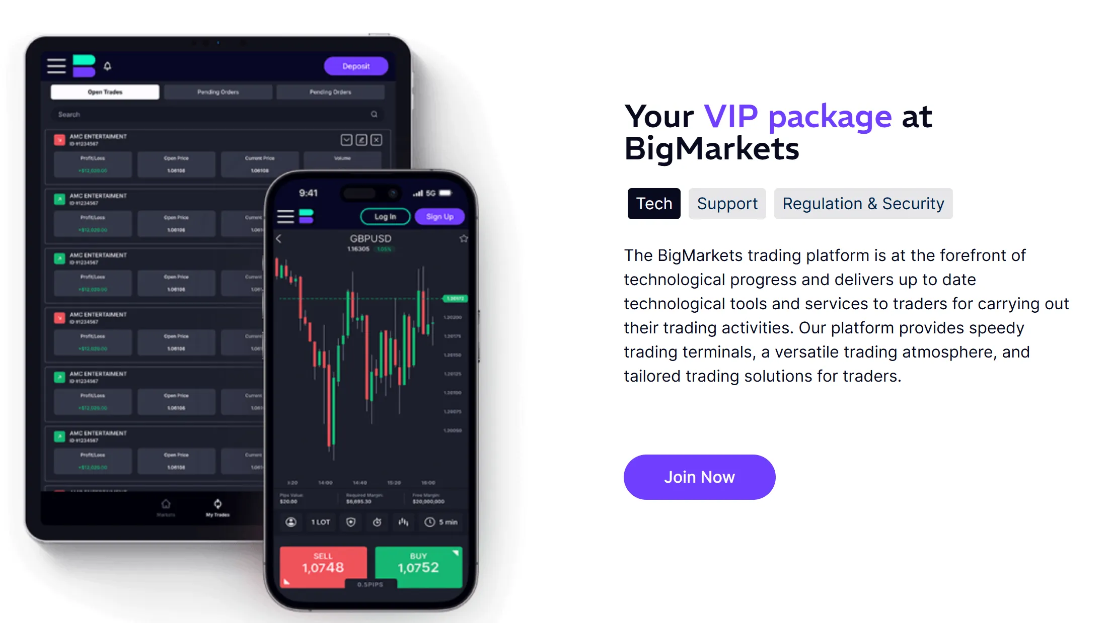 منصة التداول عبر الويب