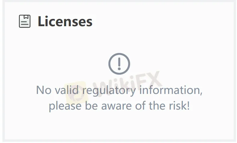 No license