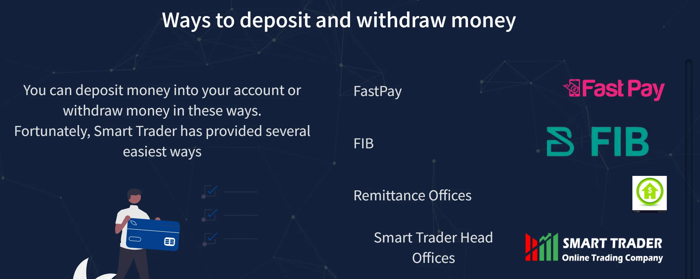 Deposit and Withdrawal Deposit and Withdrawal