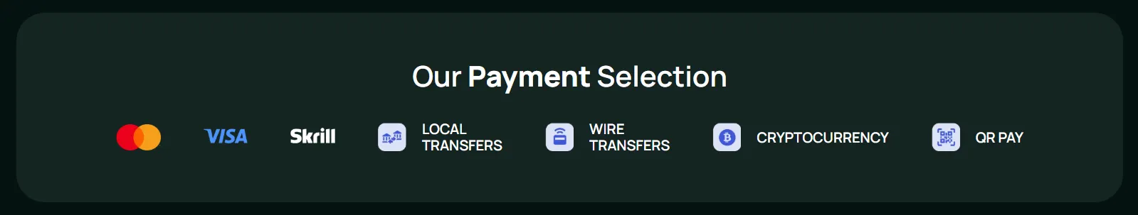 Payment methods Payment methods