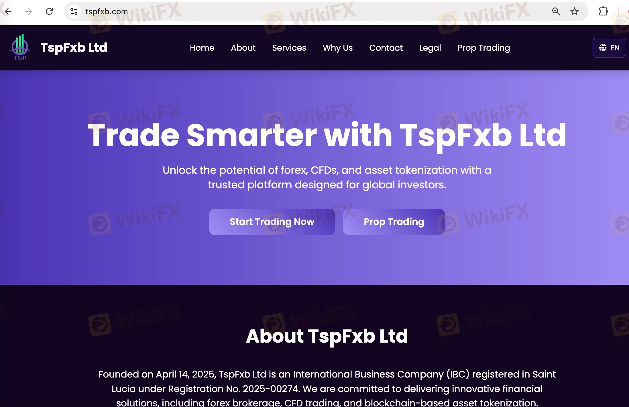 TspFxb Ltd's homepage TspFxb Ltd's homepage