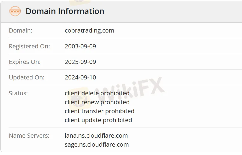Domain information