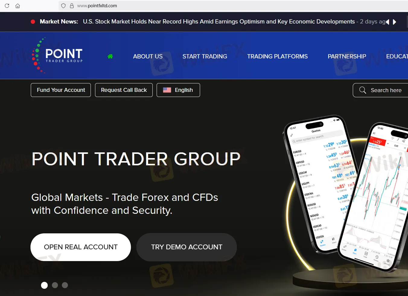 Point trader group's homepage