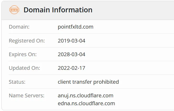 Domaininformationen Domaininformationen