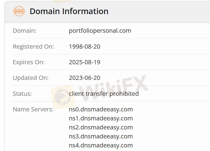 Domain information