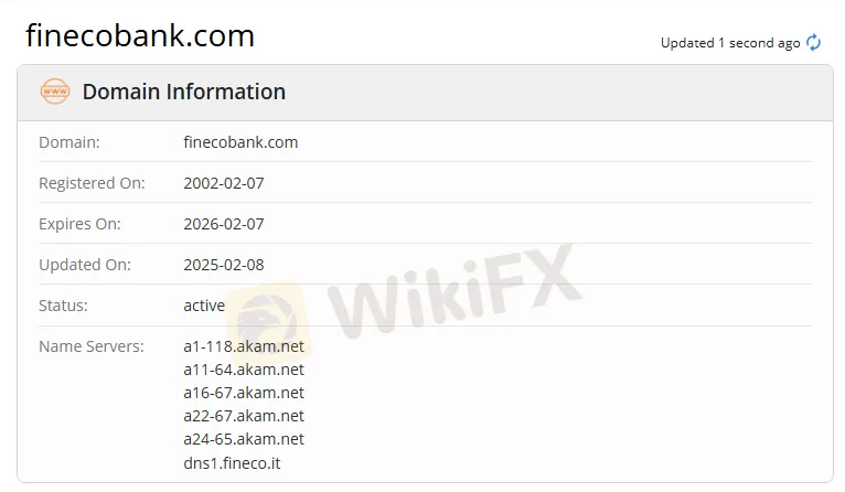 Impormasyon ng Domain