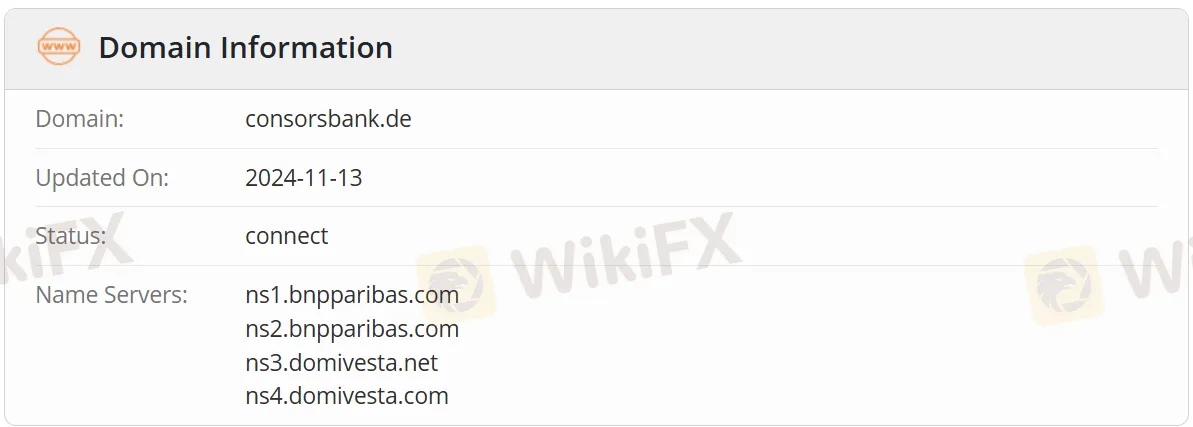 Domain information