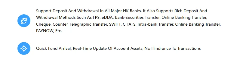 Deposit and Withdrawal Deposit and Withdrawal