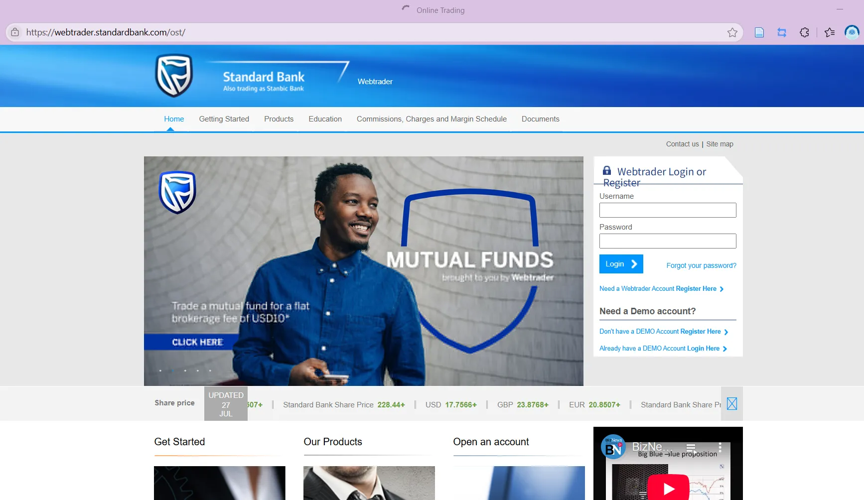 Standard Bank 信息 Standard Bank 信息