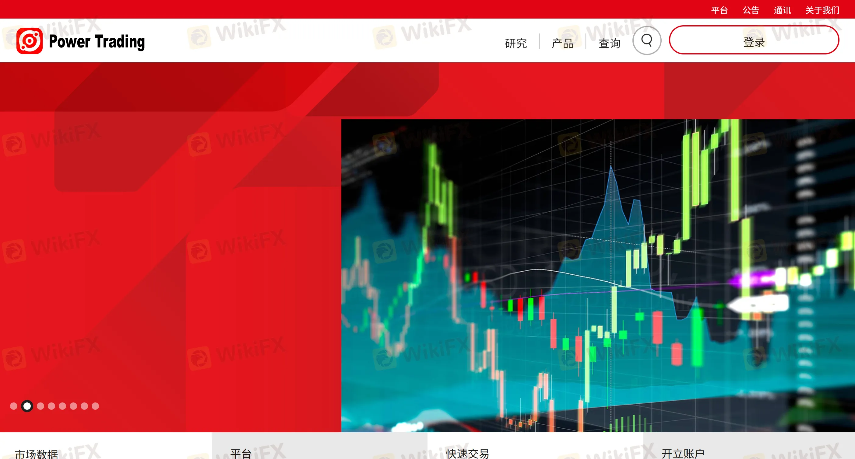 Power Trading's homepage Power Trading's homepage
