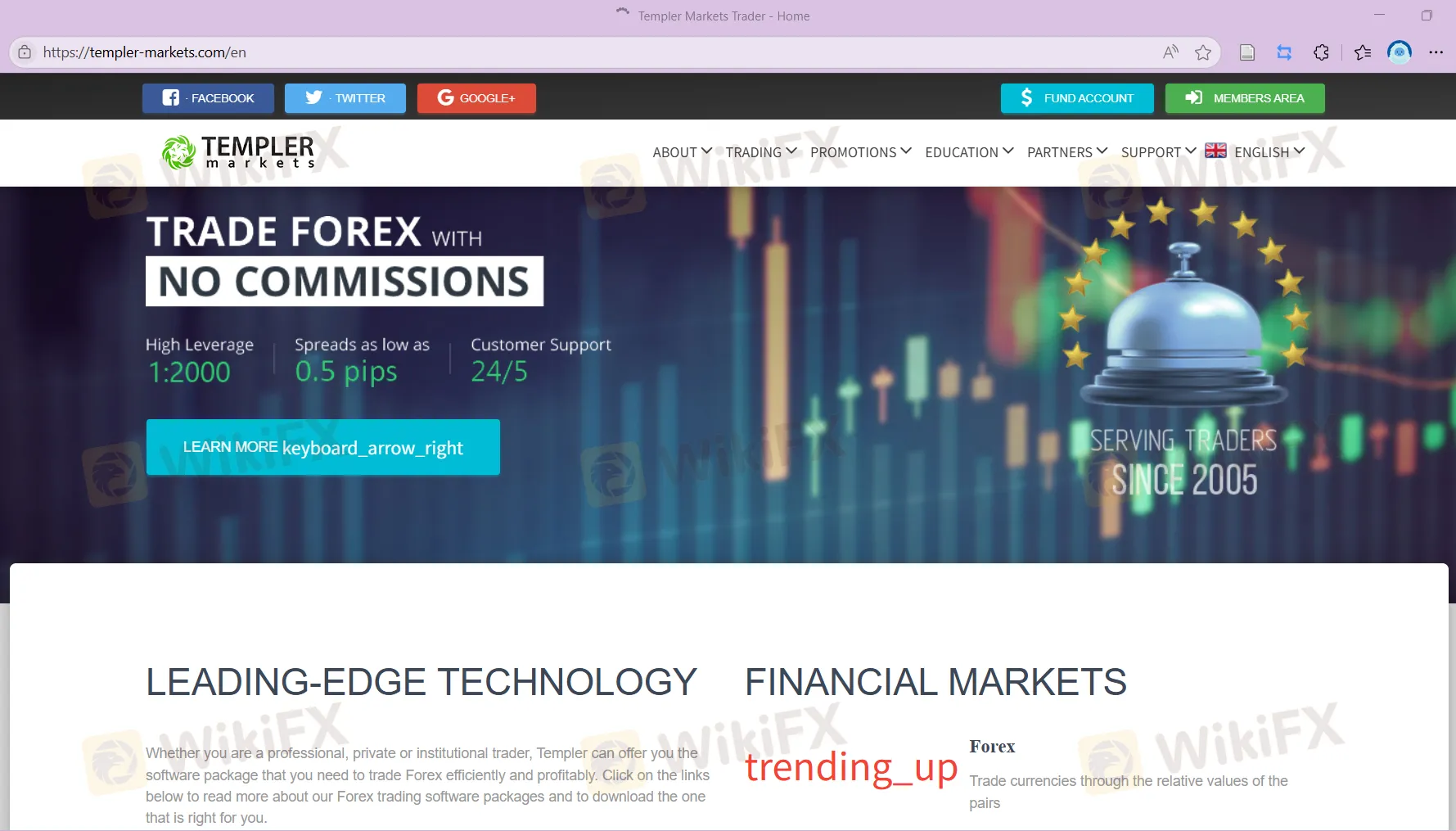 Templer Markets Informações