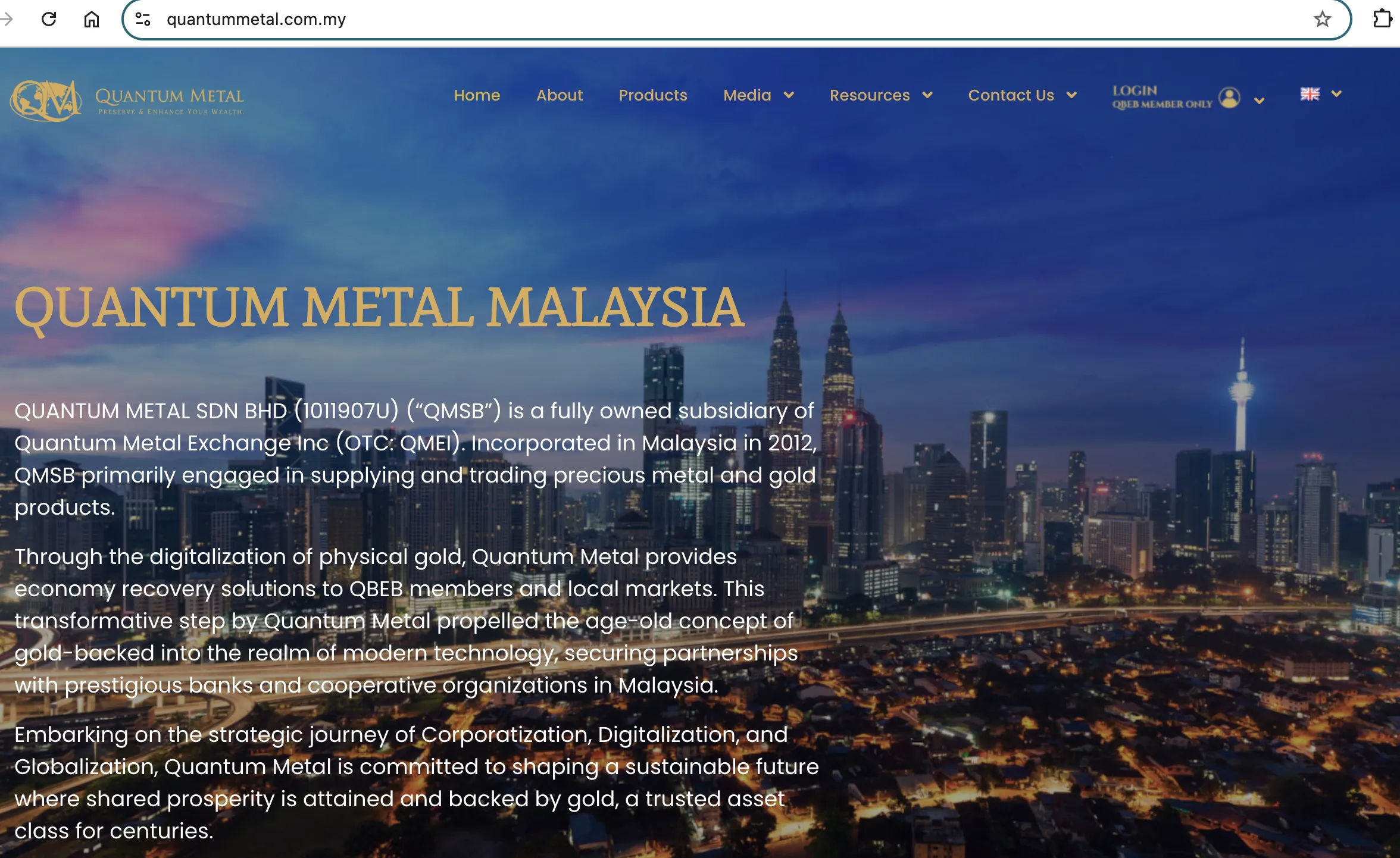 QUANTUM METAL Thông tin QUANTUM METAL Thông tin