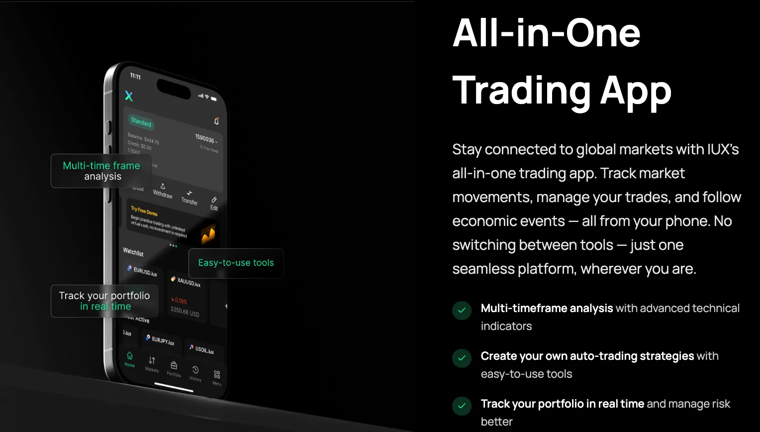 IUX App Trade IUX App Trade