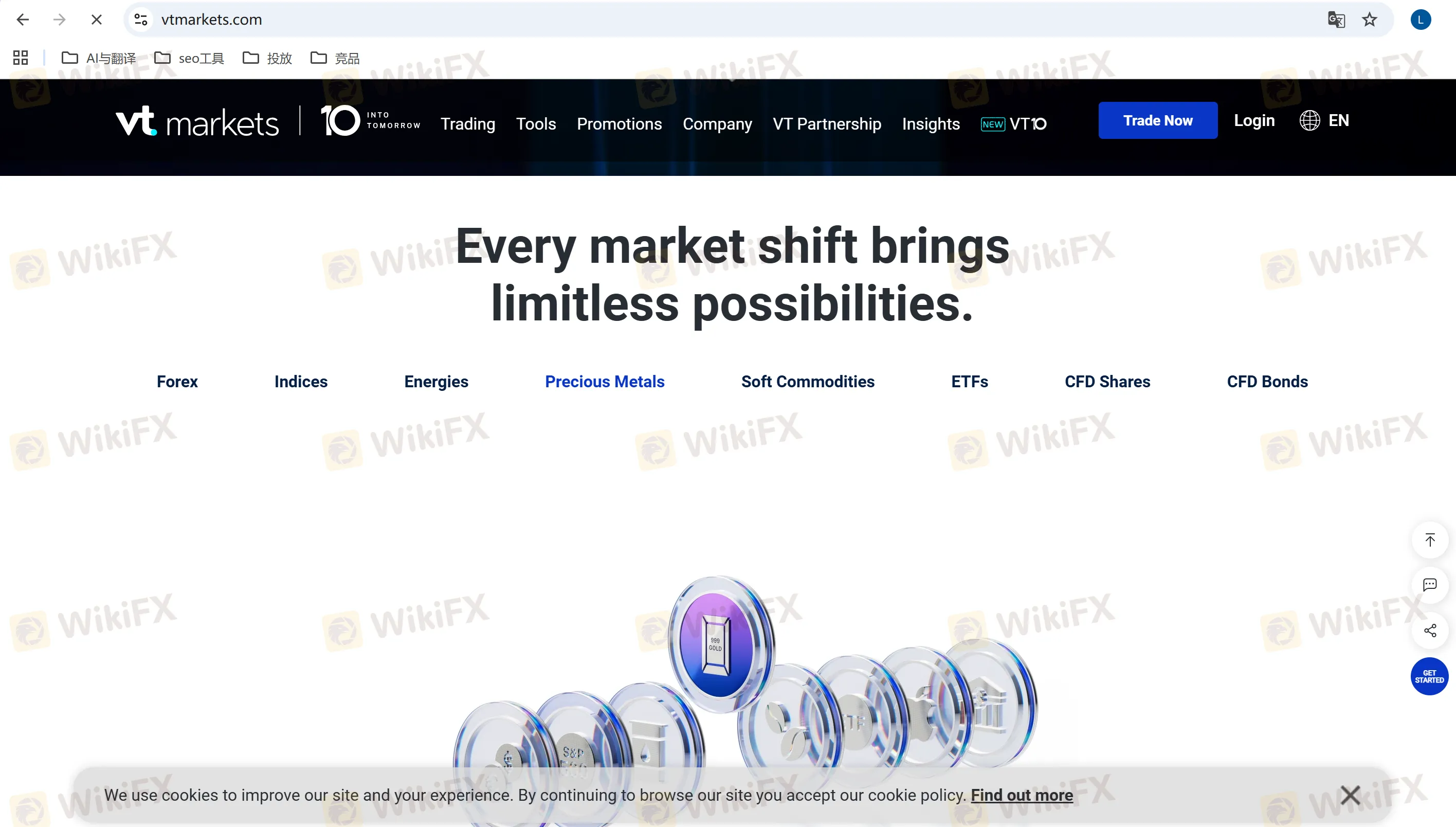 VT Markets market information