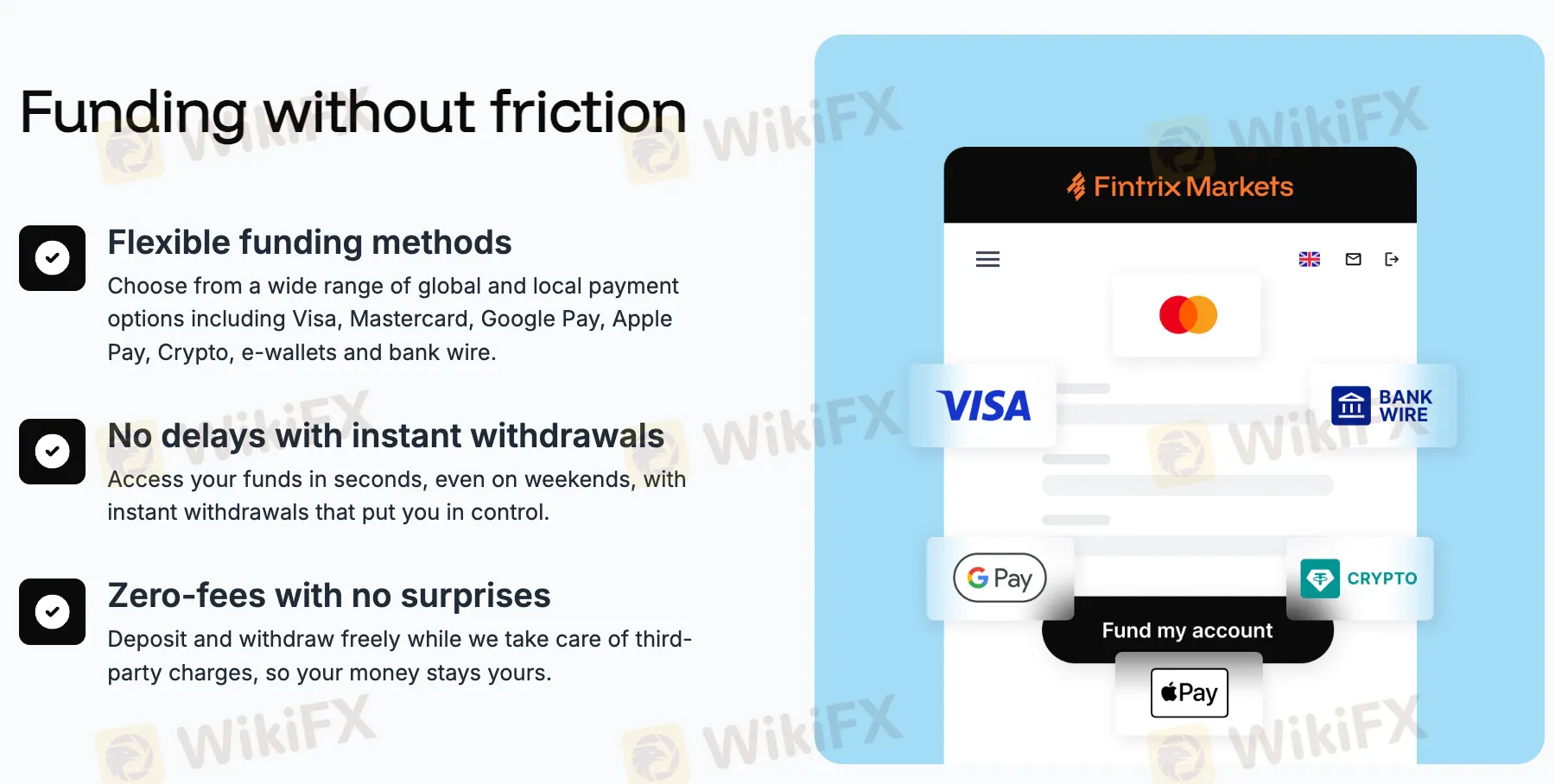 Deposit and Withdrawal 