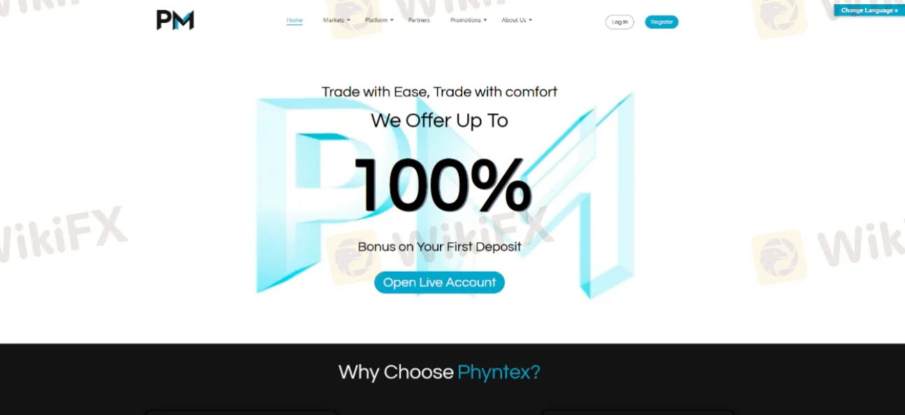 Phyntex Markets Information Phyntex Markets Information