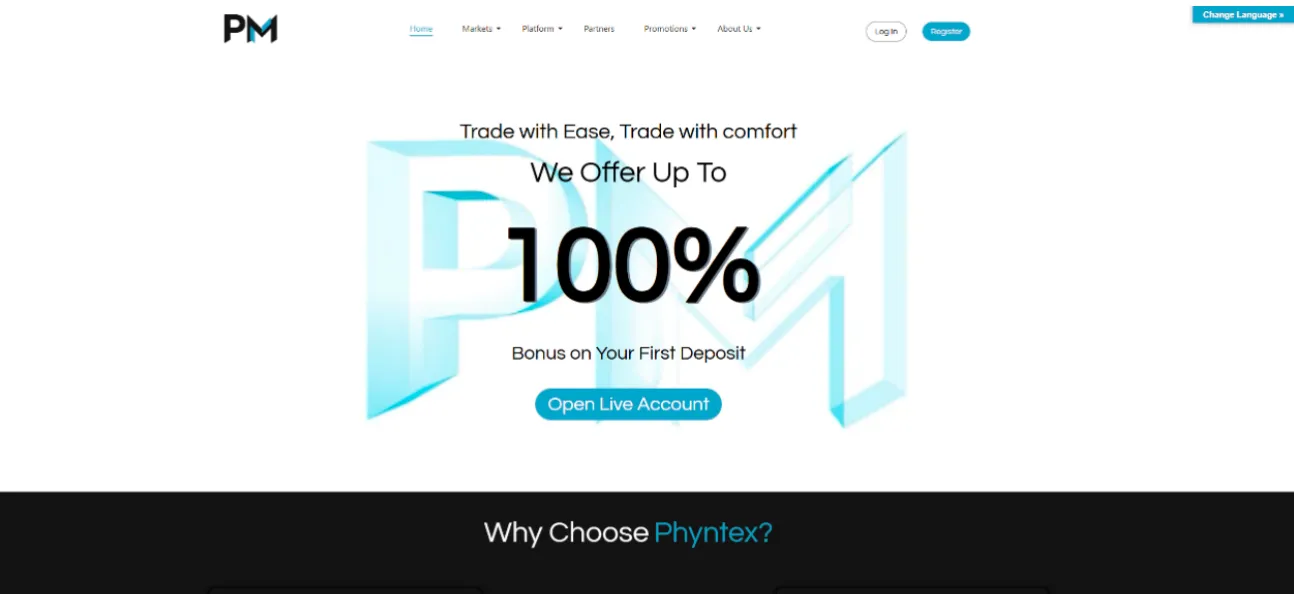Phyntex Markets Information Phyntex Markets Information