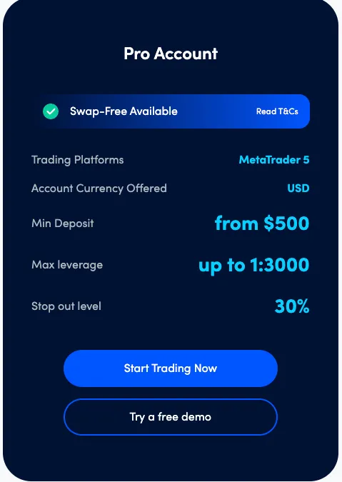 Pro Account