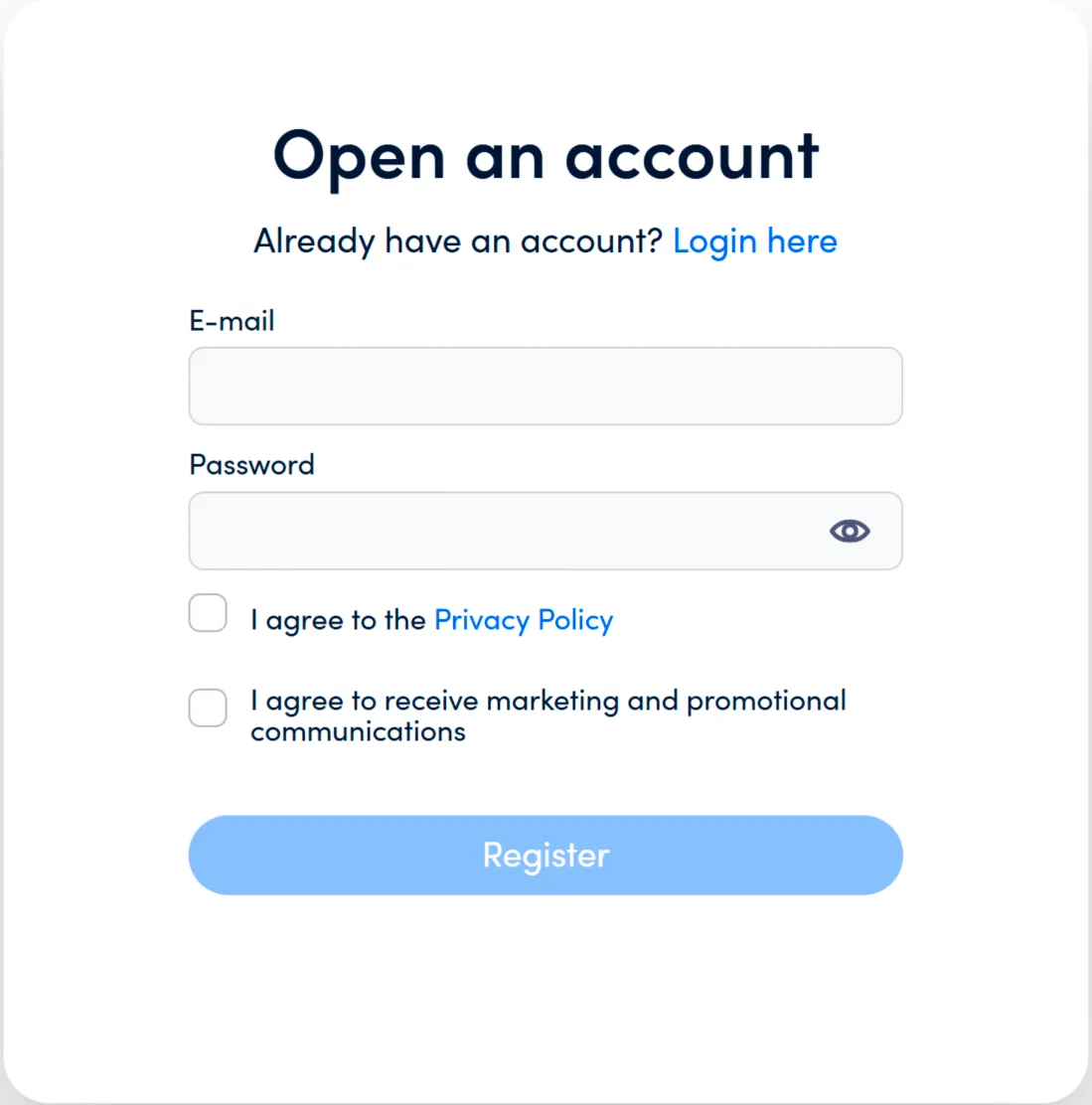 How to Open an Account?
