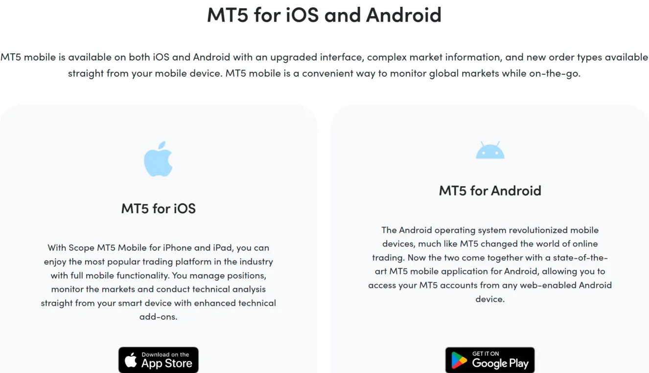 MT5 Mobile