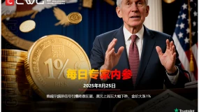 CWG资讯：鲍威尔鸽派信号引爆降息狂潮，美元上周五大幅下跌，金价大涨1%
