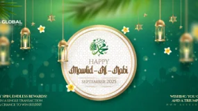 AUS GLOBAL launches the “Lucky Wheel” event  on the Mawlid Festival