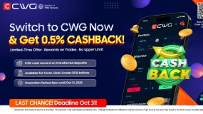 Transfer to CWG and Enjoy a 0.5% Cash Back on Your Investment!