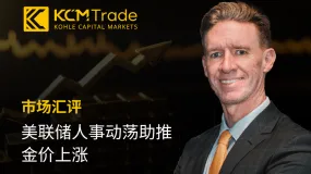  KCM Trade首席分析师Tim Waterer汇评：美联储人事动荡助推金价上涨 