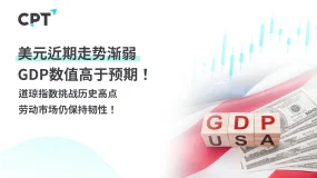 今日聚焦｜美元近期走势渐弱，GDP数值高于预期！道琼指数挑战历史高点，劳动市场仍保持韧性！