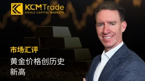 KCM Trade首席市场分析师Tim Waterer汇评: 黄金价格创历史新高