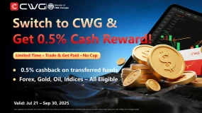 CWG Account Transfer: Get a 0.5% Cash Reward, Limited-Time Offer, Easy Fund Recovery!