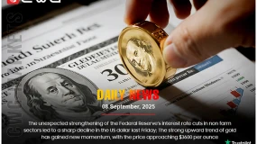Fed rate cuts in non-farm sectors weakened the US dollar, boosting gold towards $3600 per ounce.