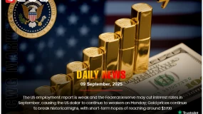 Weak US jobs and Fed cuts weigh on the dollar, gold eyes $3700.