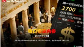 CWG资讯：投资者等待美联储在本周恢复降息，美元周一全线走软；金价再创新高，逼近3700   